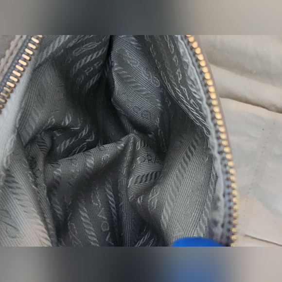 Prada leather sage/eggplant color - Picture 13 of 14